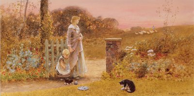 Avond, 1895 door Thomas James Lloyd